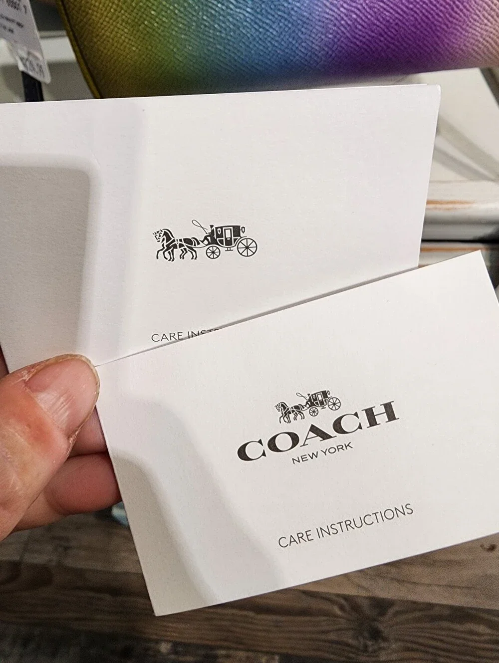 Coach vibrant ombre